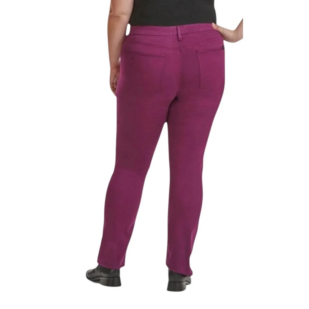 Jen7 Jeans straight leg denim purple size 16 - Picture 10 of 10